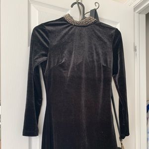 Topshop Bodycon Velvet dress